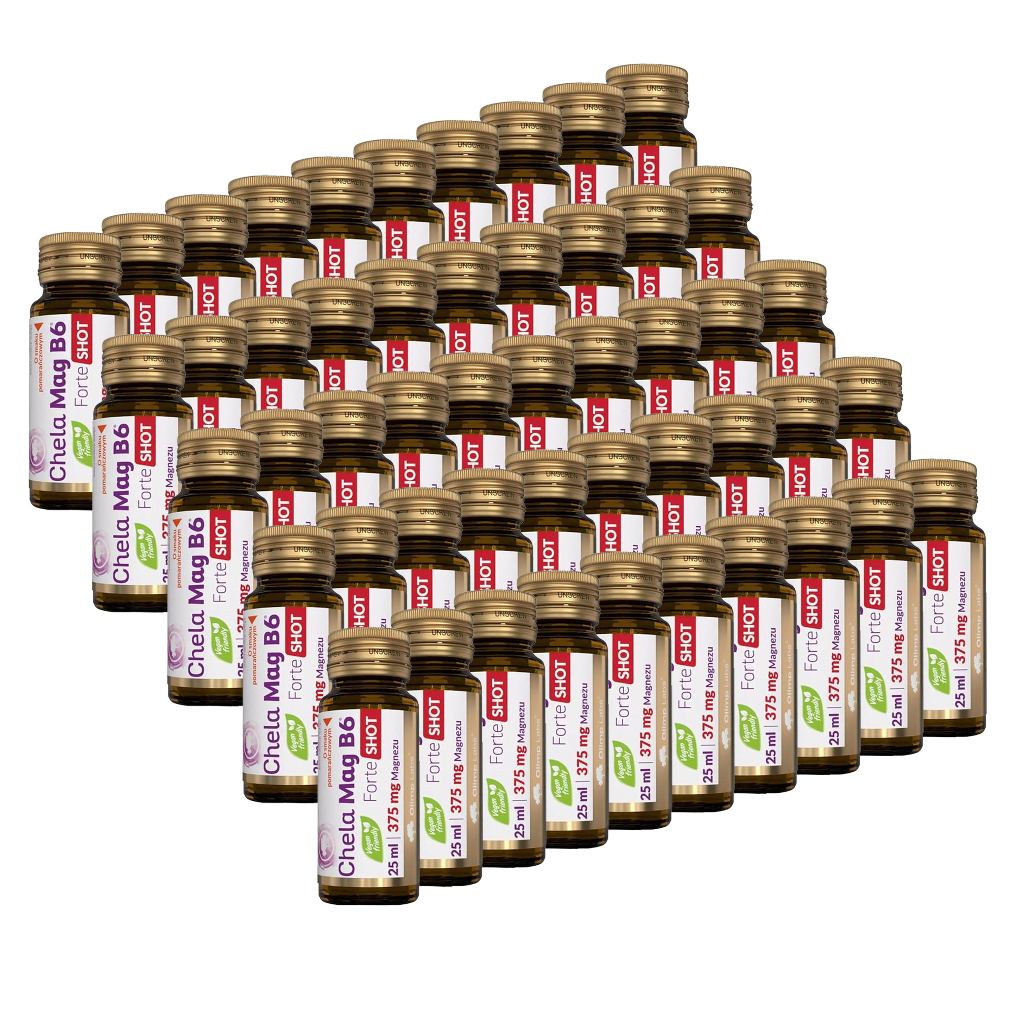 Olimp, Chela-Mag B6 Forte Shot o smaku pomarańczowym, 50 x 25 ml zdjęcie