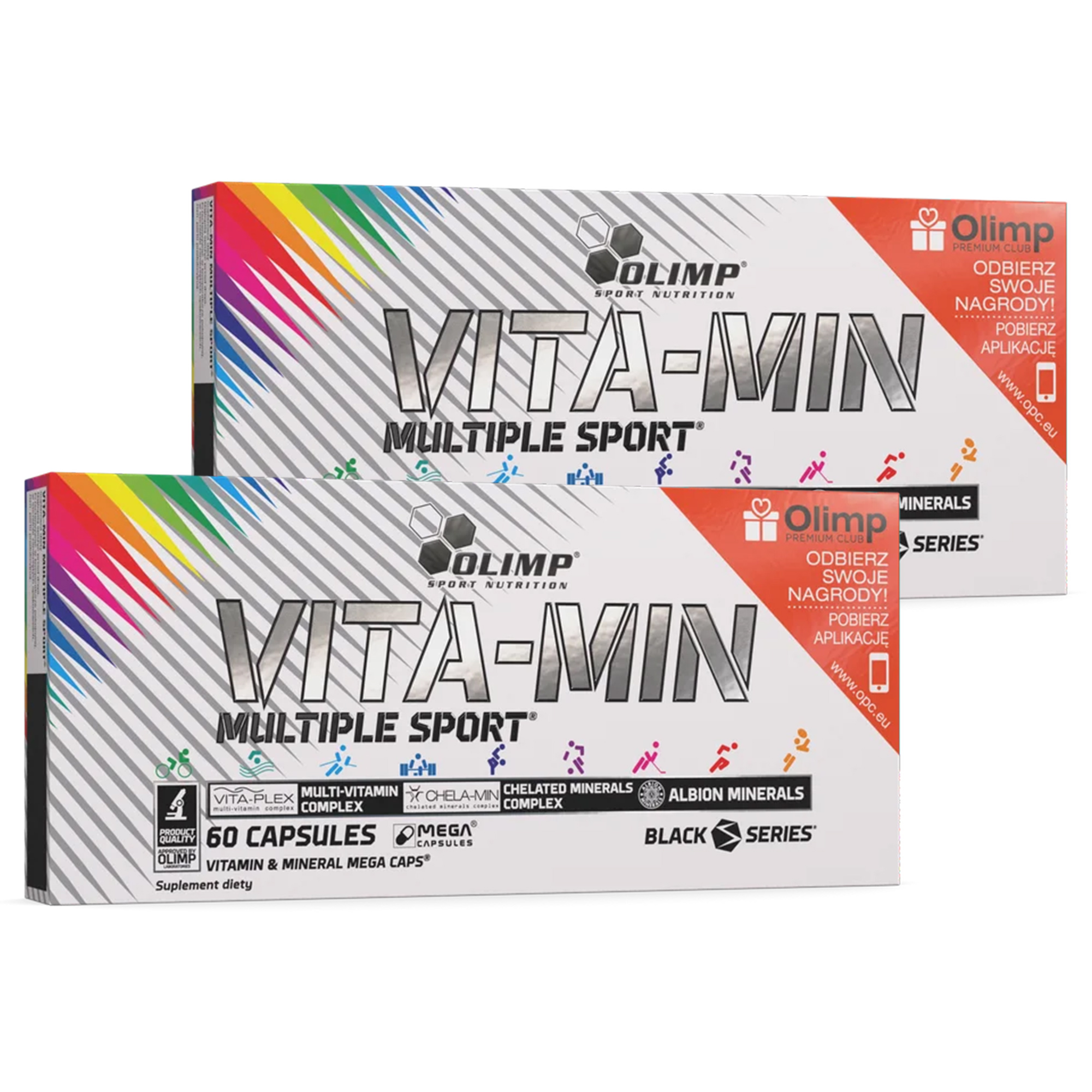 Olimp, Vita-Min Multiple Sport, kapsułki, 2 x 60 sztuk zdjęcie