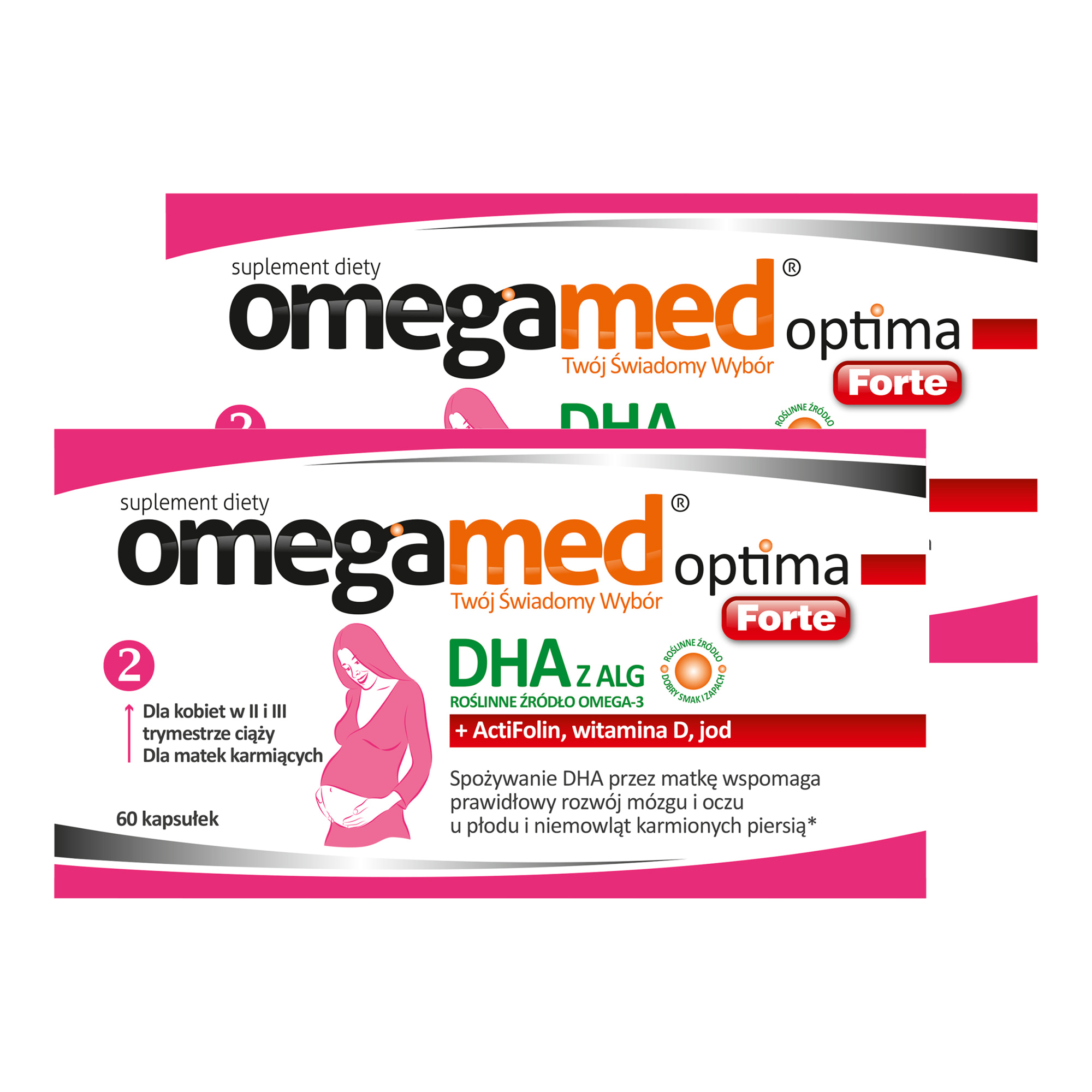 Omegamed Optima Forte, kapsułki, 2 x 60 sztuk zdjęcie