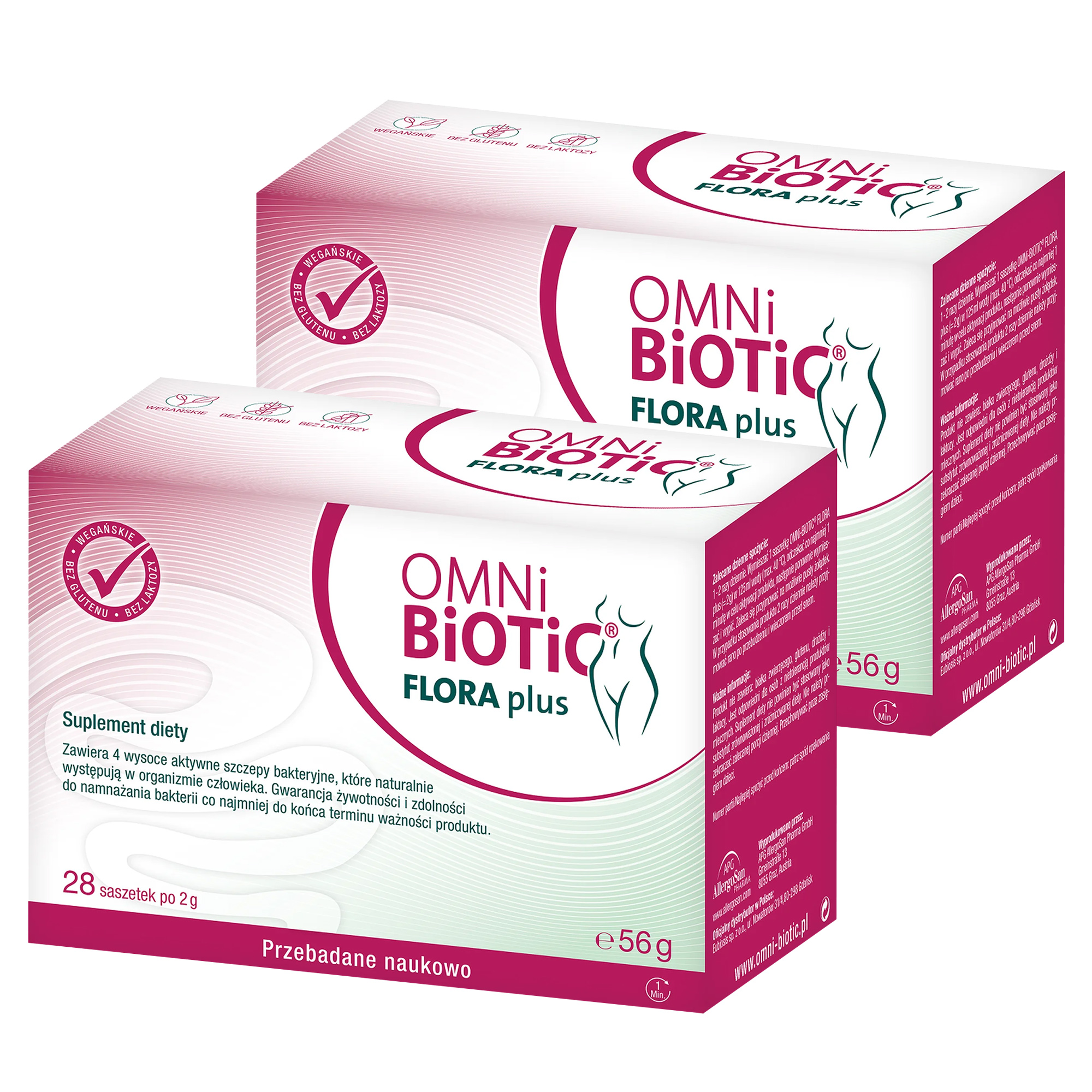 Omni-Biotic FLORA plus, proszek, 2 x 28 saszetek zdjęcie