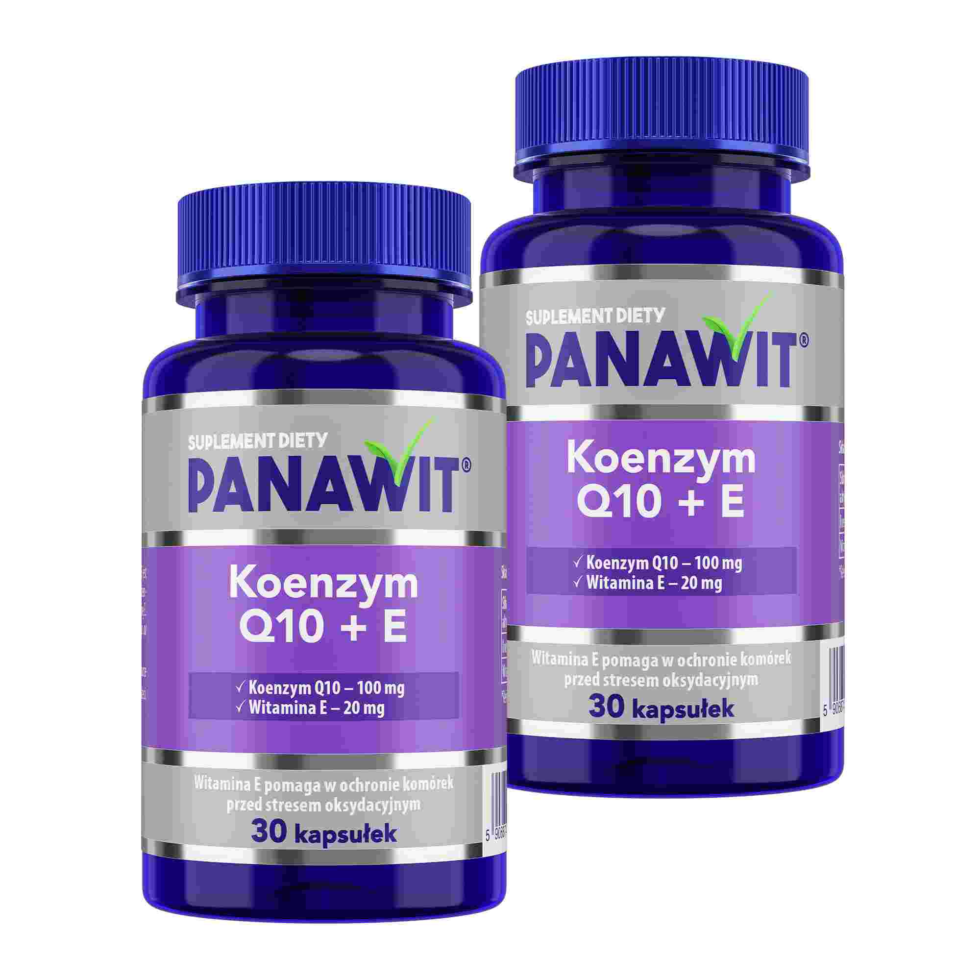 Panawit Koenzym Q10+E, kapsułki, 2 x 30 sztuk zdjęcie