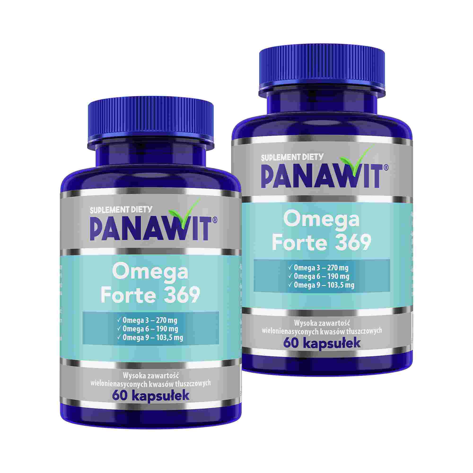 Panawit, Omega Forte 369, kapsułki, 2 x 60 sztuk zdjęcie