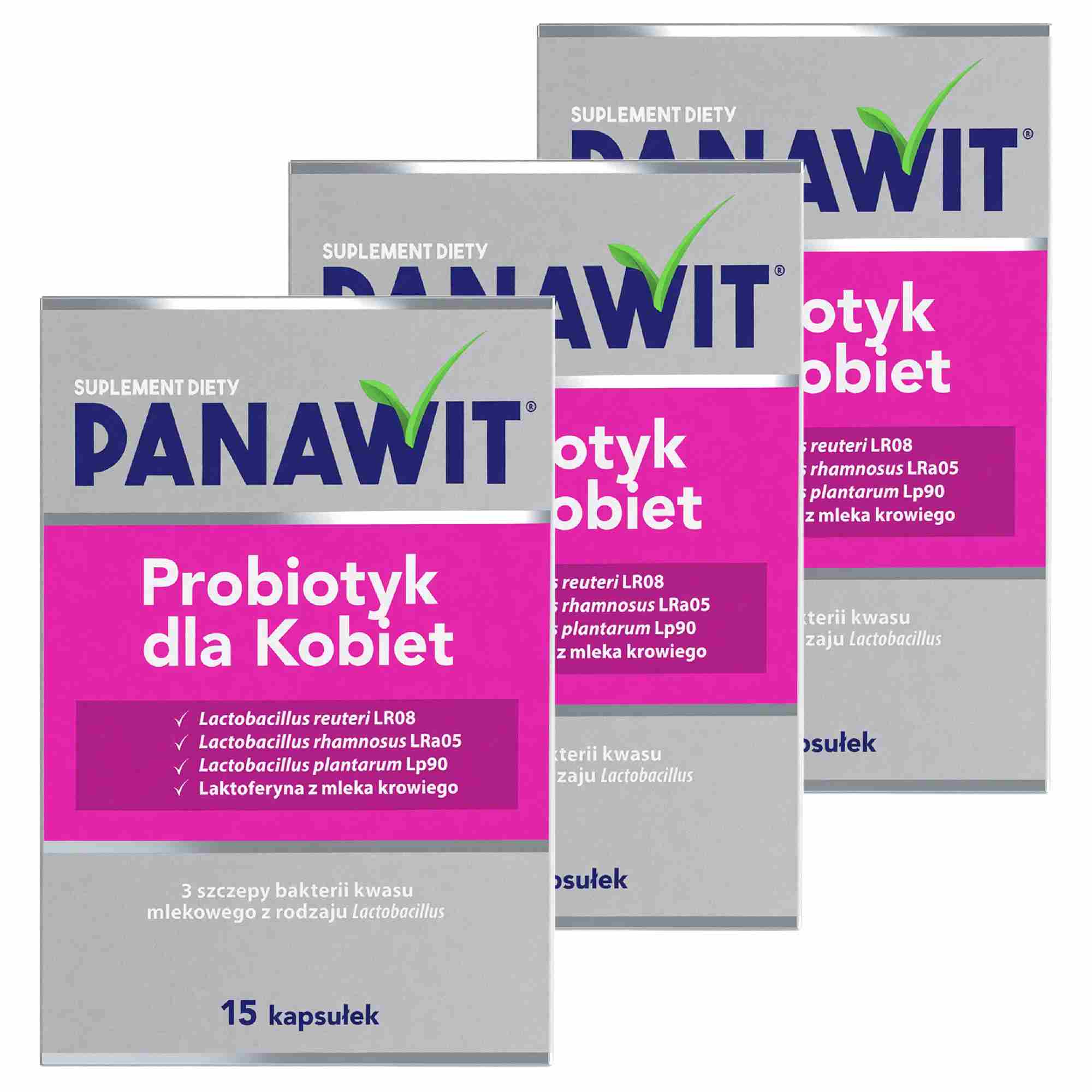 Panawit, Probiotyk dla Kobiet, kapsułki, 15 sztuk