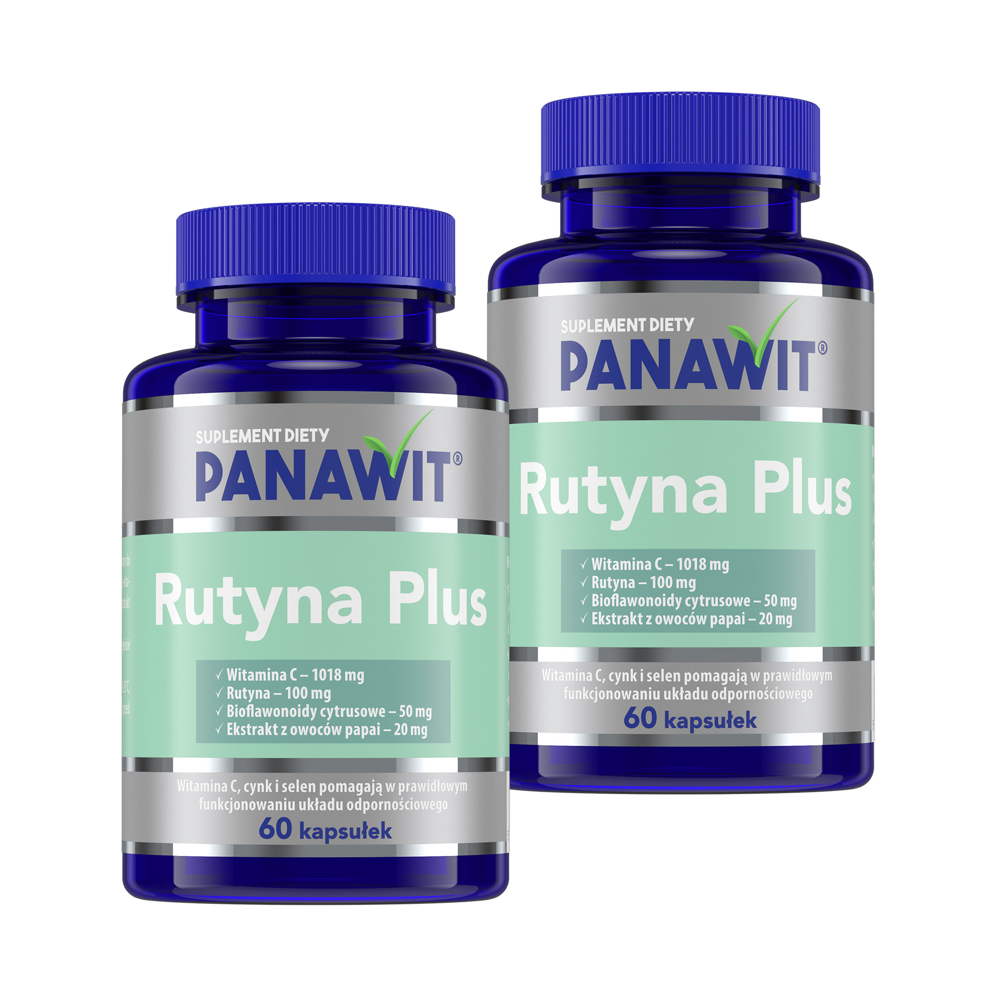 Panawit Rutyna Plus, kapsułki, 2 x 60 sztuk