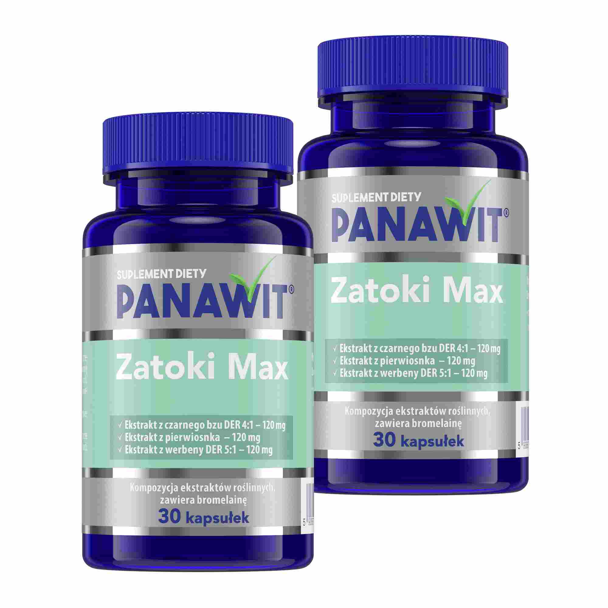 Panawit Zatoki Max, kapsułki, 2 x 30 sztuk zdjęcie