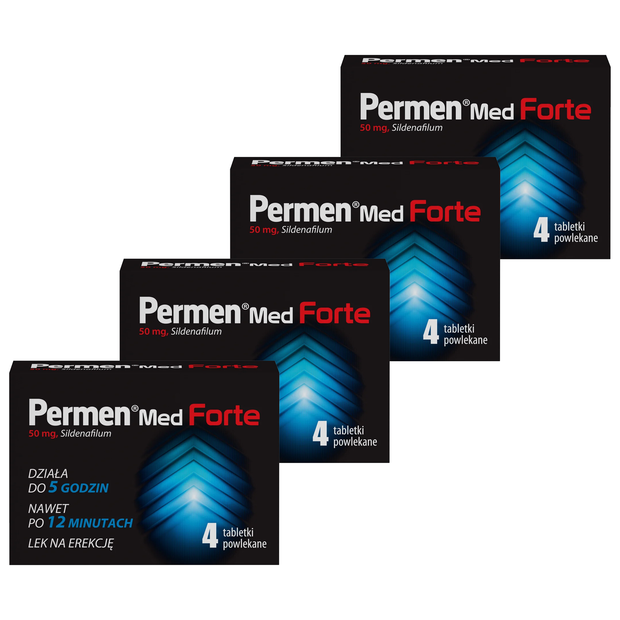 Permen Med Forte 50 mg, 4 x 4 tabletki powlekane zdjęcie