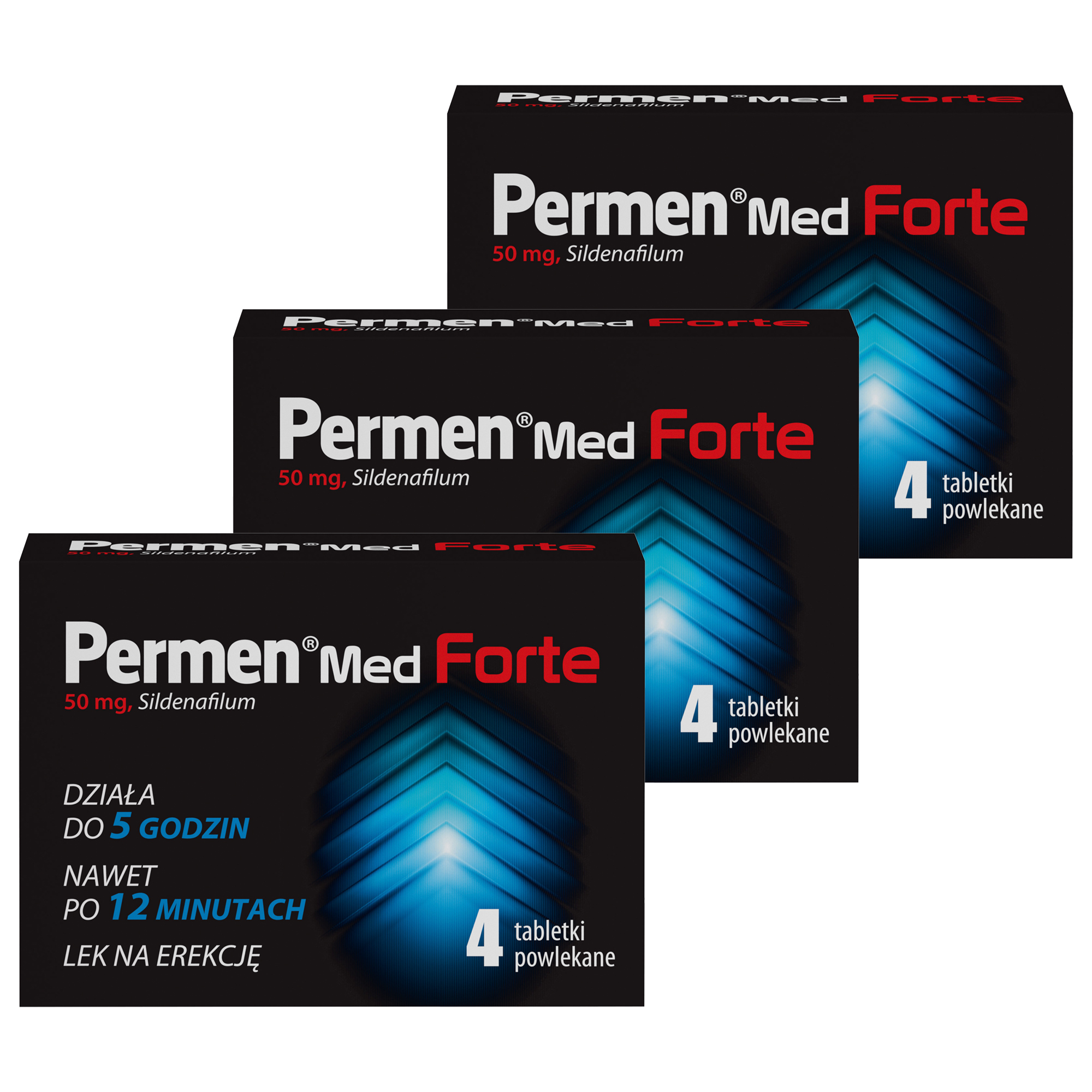 Permen Med Forte 50 mg, 3 x 4 tabletki powlekane zdjęcie