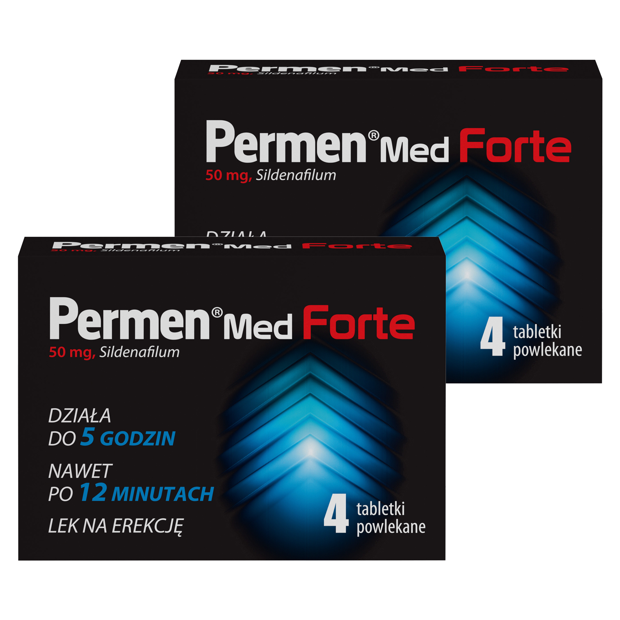 Permen Med Forte 50 mg, 2 x 4 tabletki powlekane zdjęcie