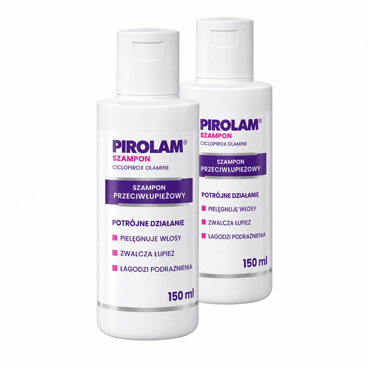 Pirolam, szampon przeciwłupieżowy, 2 x 150 ml zdjęcie