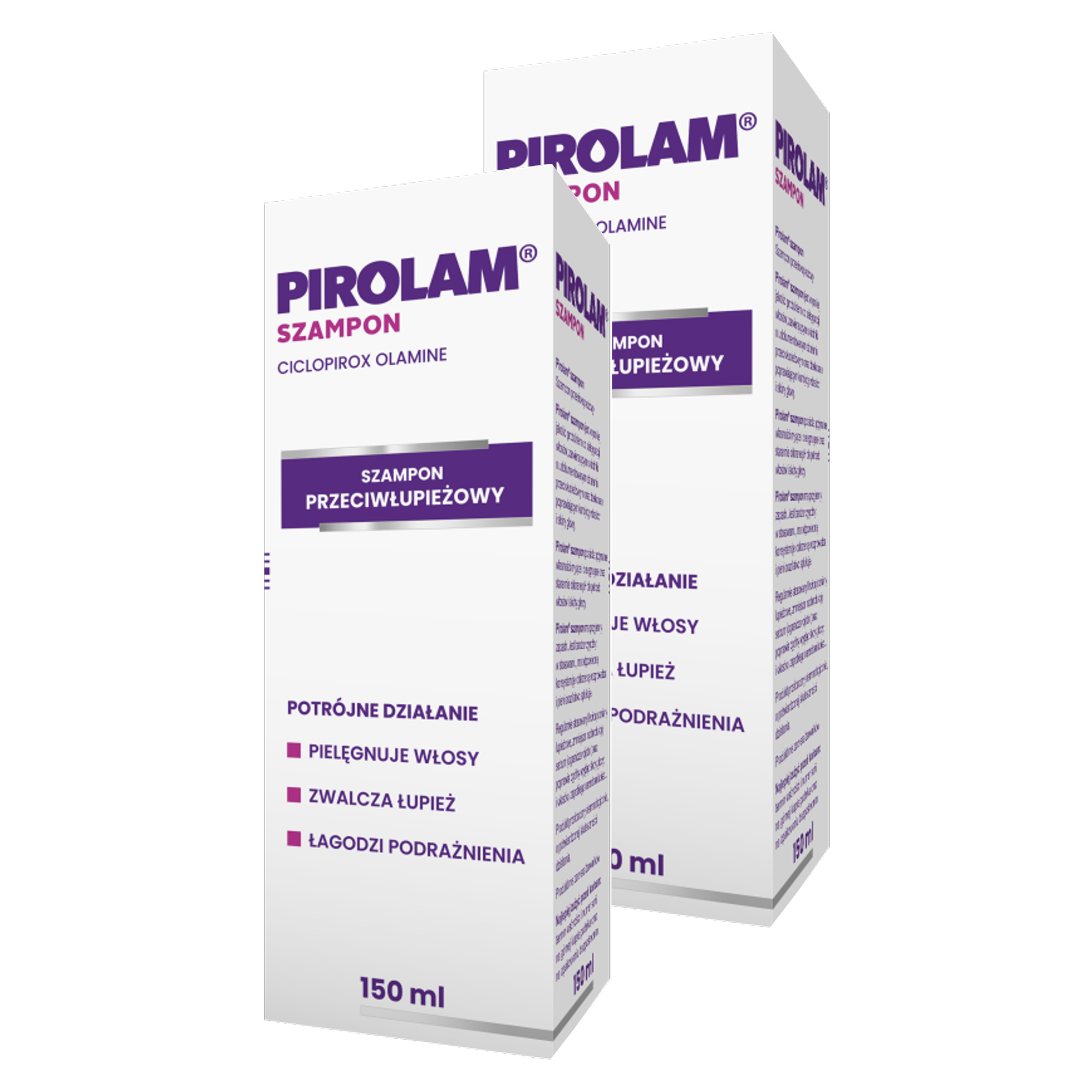 Pirolam, szampon przeciwłupieżowy, 2 x 150 ml zdjęcie