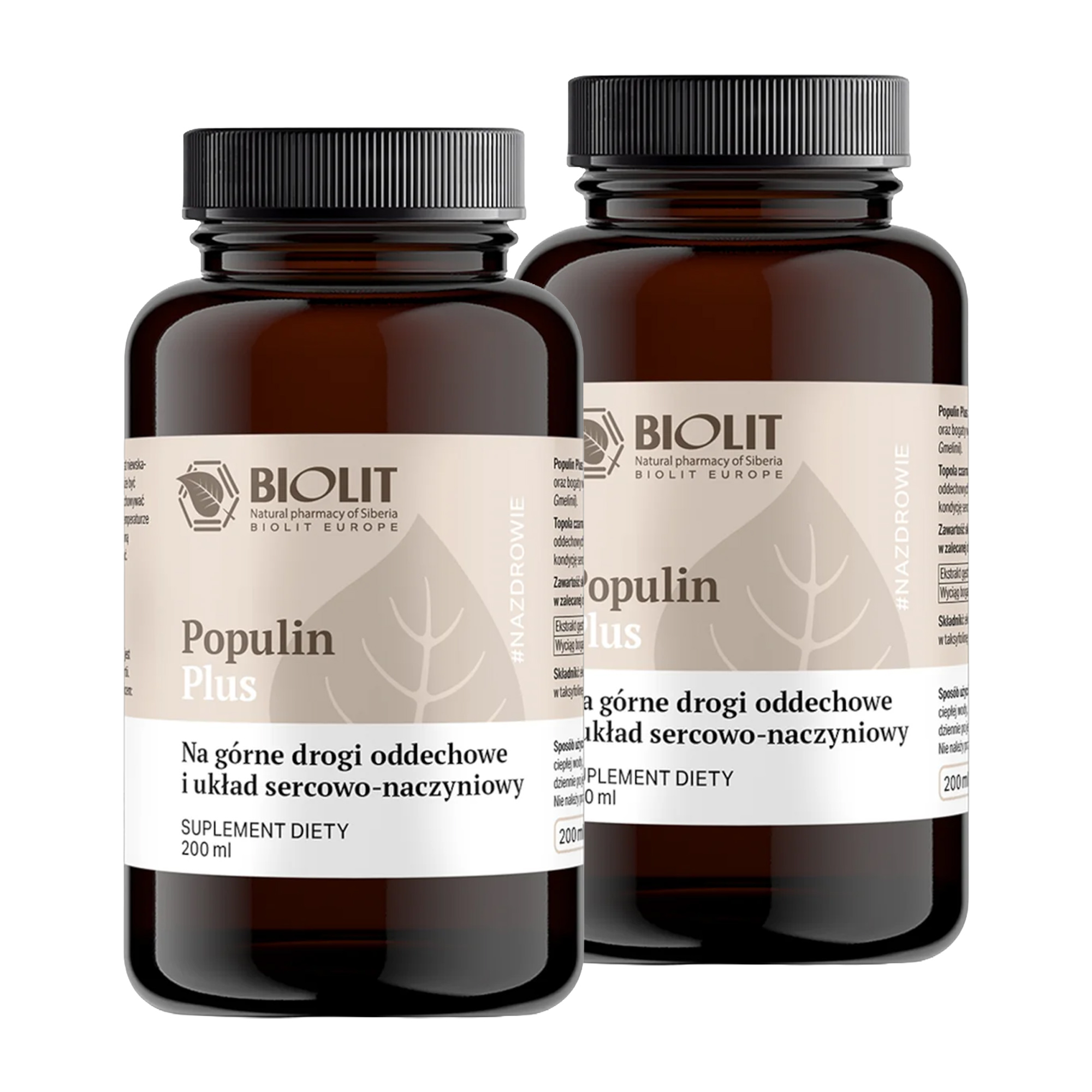 Biolit Populin Plus, 2 x 200 ml zdjęcie