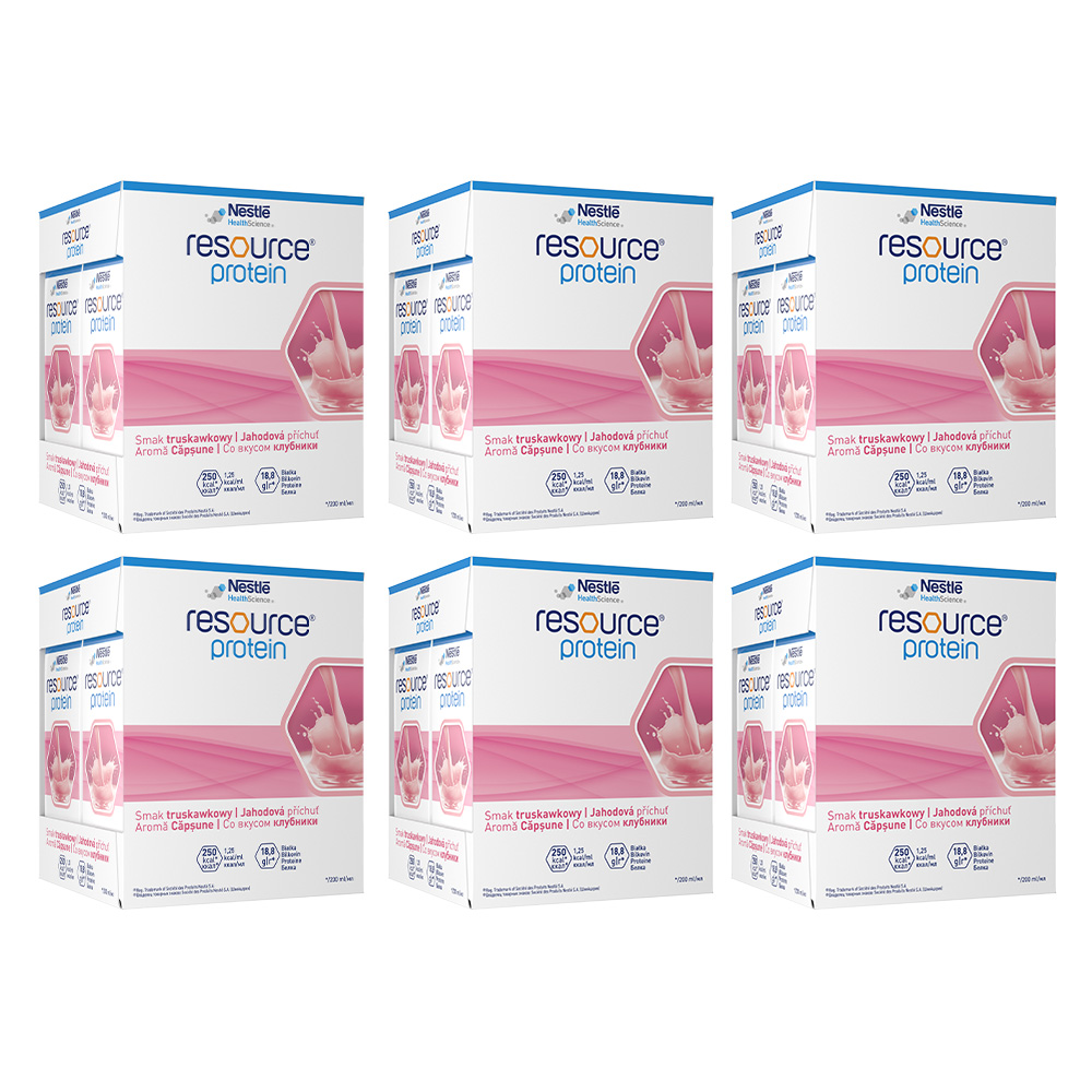 Resource Protein, płyn, smak truskawkowy, 24 x 200 m zdjęcie