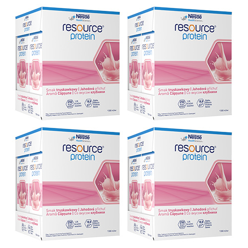 Resource Protein, płyn, smak truskawkowy, 16 x 200 ml zdjęcie