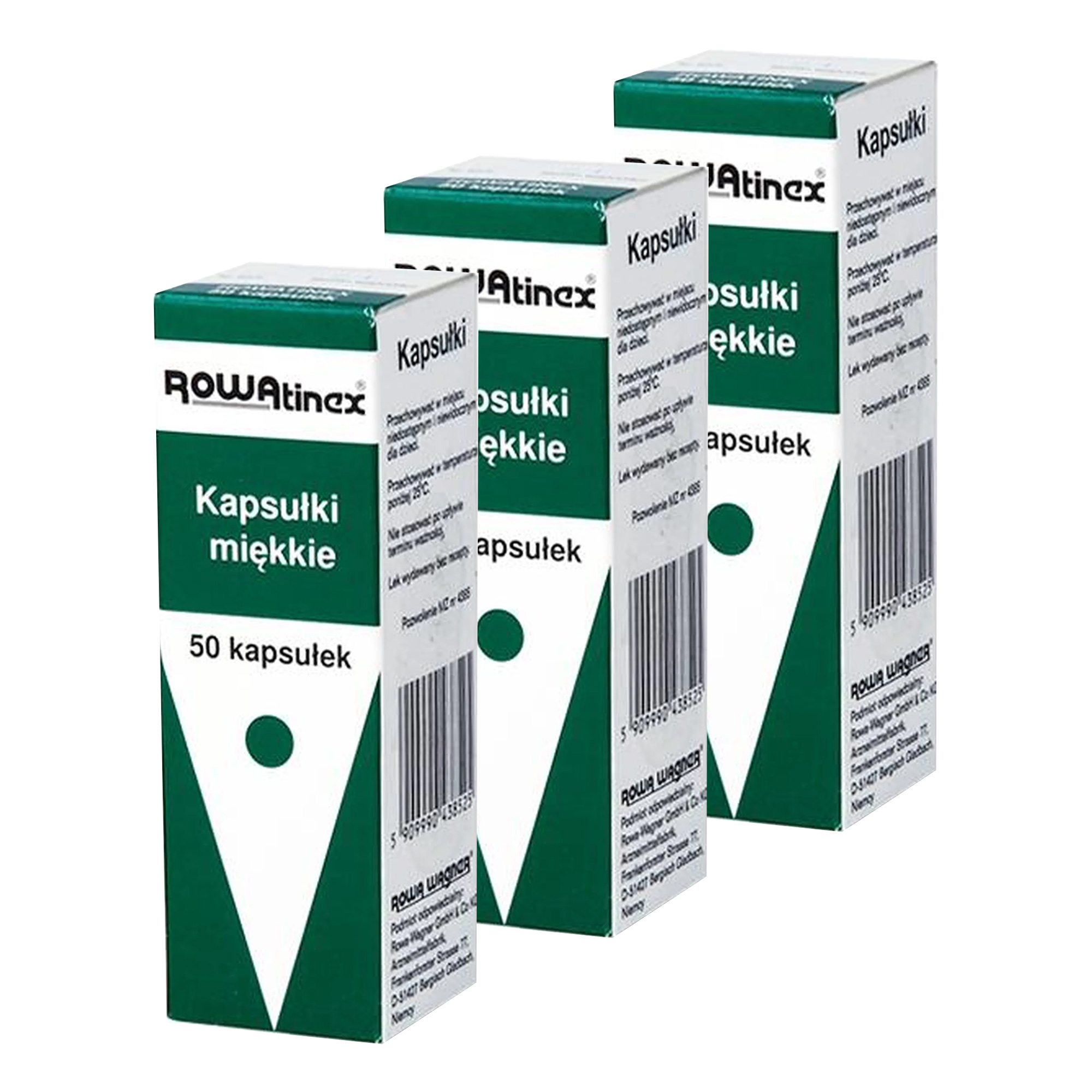 Rowatinex, kapsułki miękkie, 3 x 50 sztuk zdjęcie