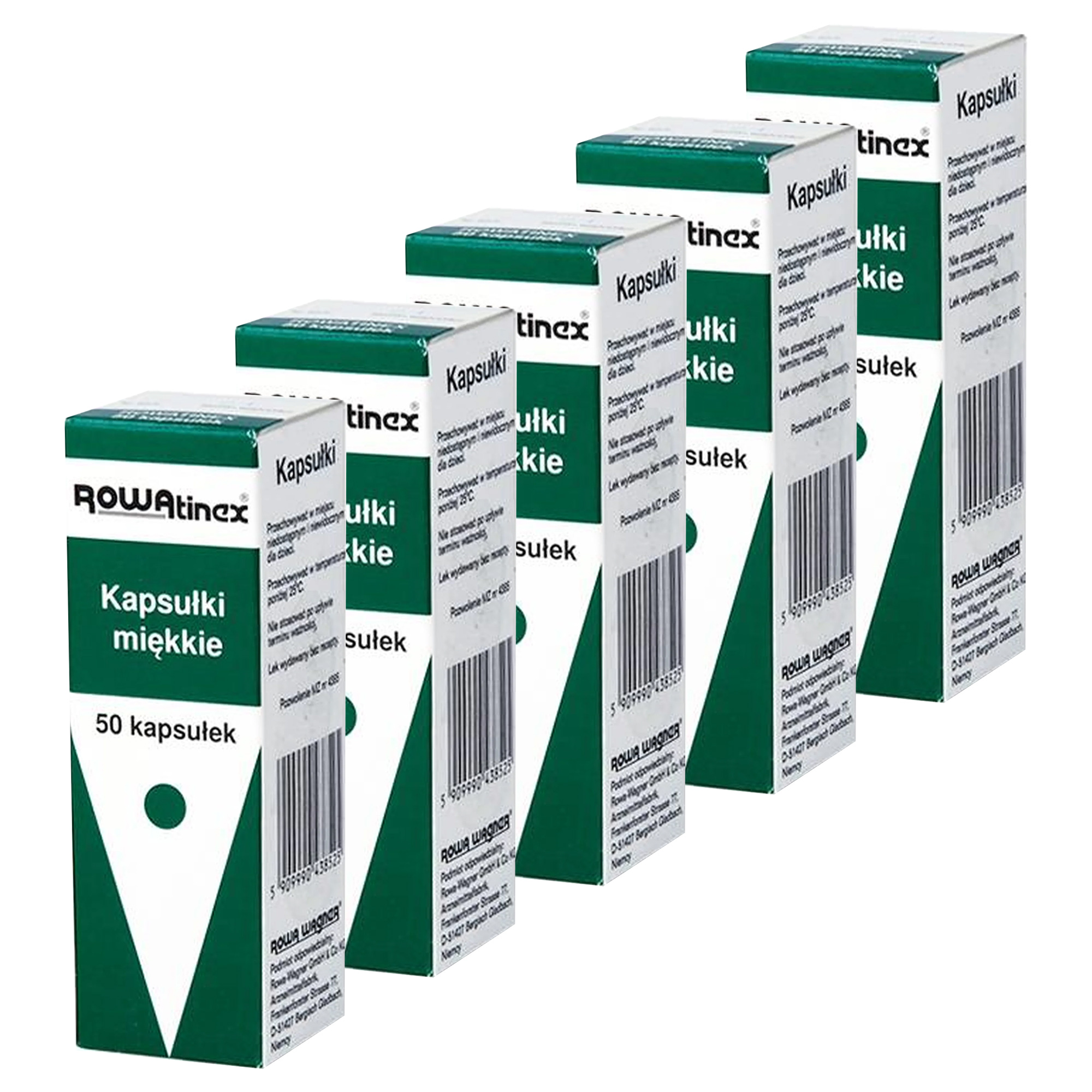 Rowatinex, kapsułki miękkie, 5 x 50 sztuk zdjęcie