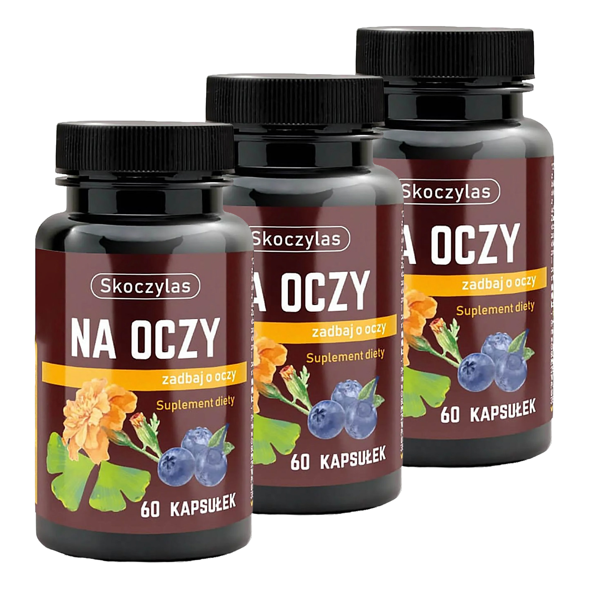 Skoczylas Na oczy, kapsułki, 3 x 60 sztuk zdjęcie