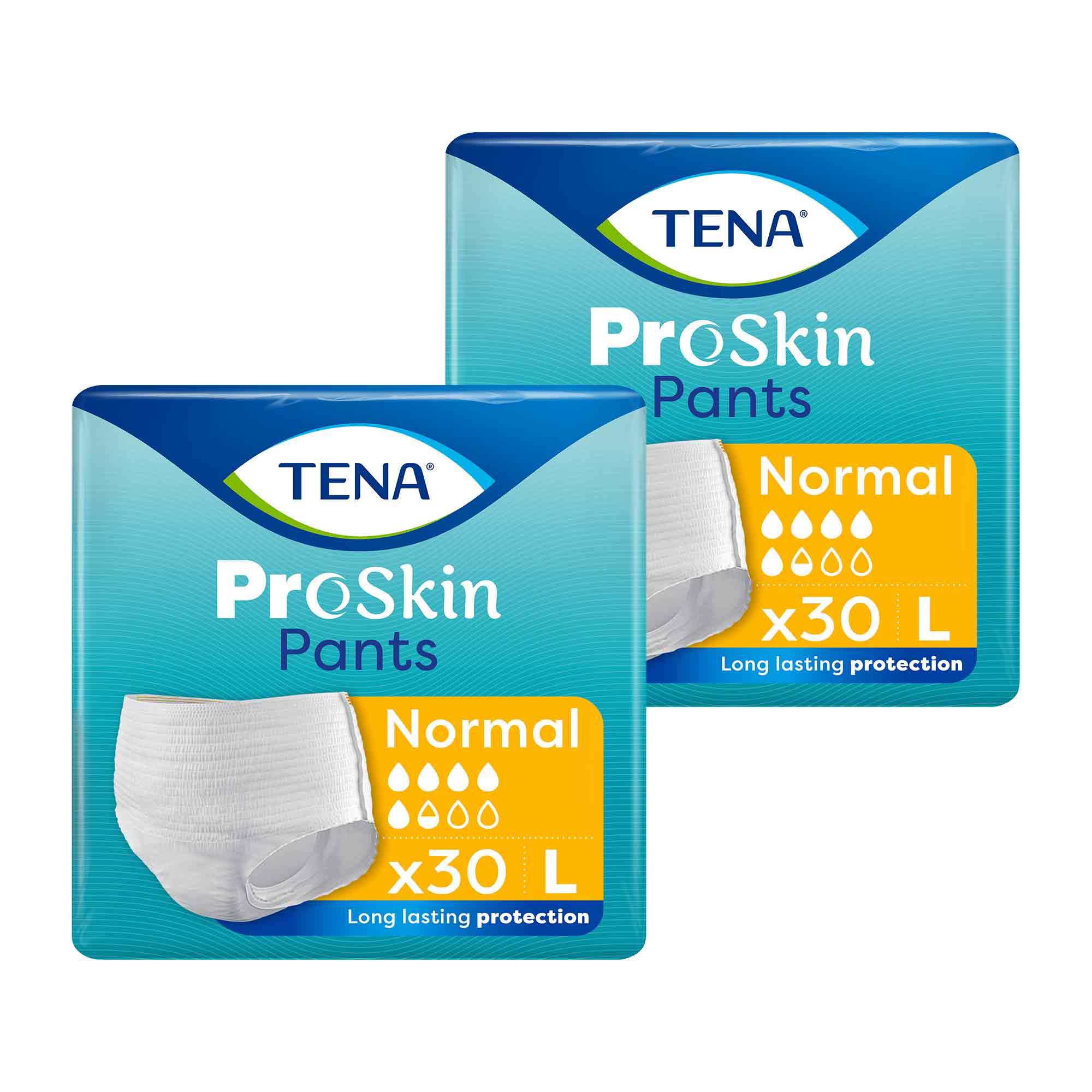 Tena Pants ProSkin Majtki chłonne normal L, 2 x 30 sztuk zdjęcie