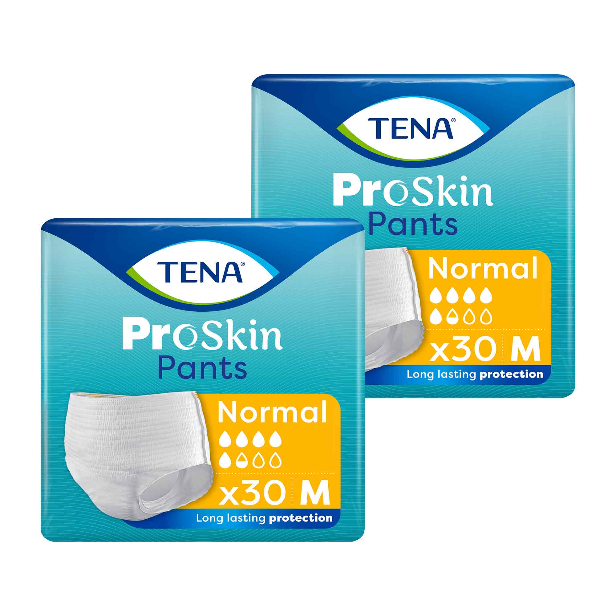 Tena Pants ProSkin Majtki chłonne normal M, 2 x 30 sztuk zdjęcie