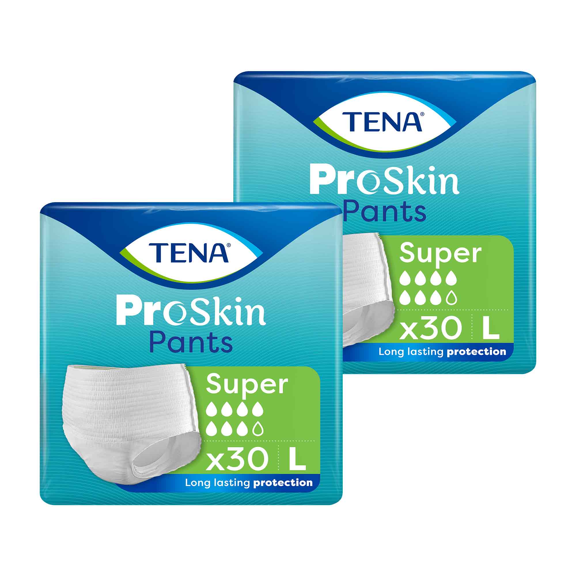 Tena Pants ProSkin Super majtki chłonne L, 2 x 30 sztuk zdjęcie