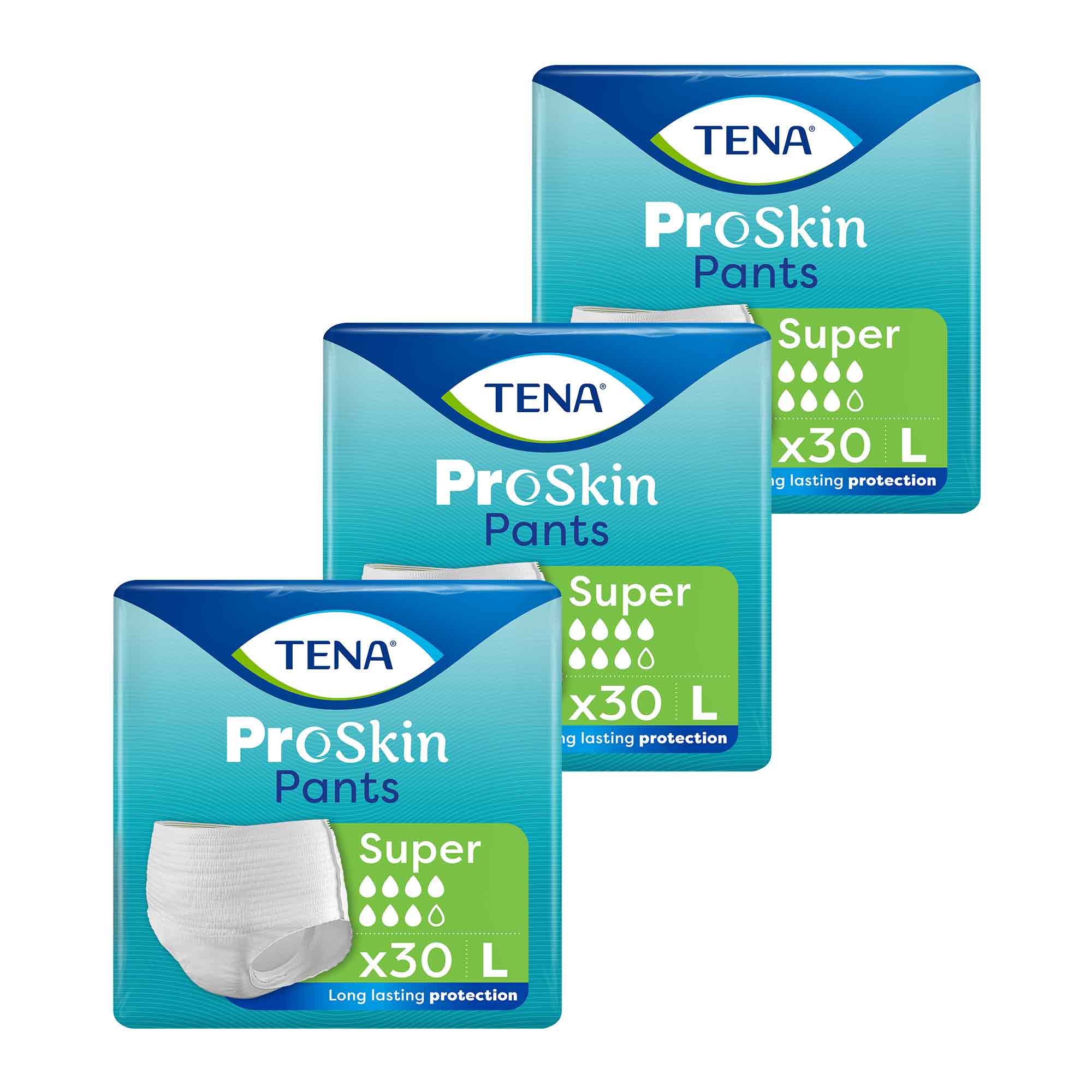 Tena Pants ProSkin Super majtki chłonne L 30 sztuk