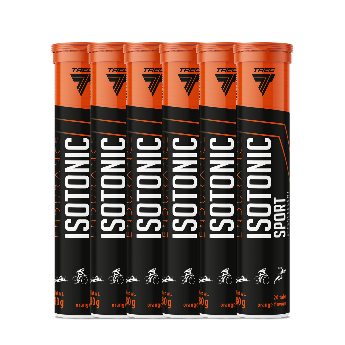 Trec Endurance Isotonic Sport Effervescent Orange, 6 x 20 tabletek zdjęcie