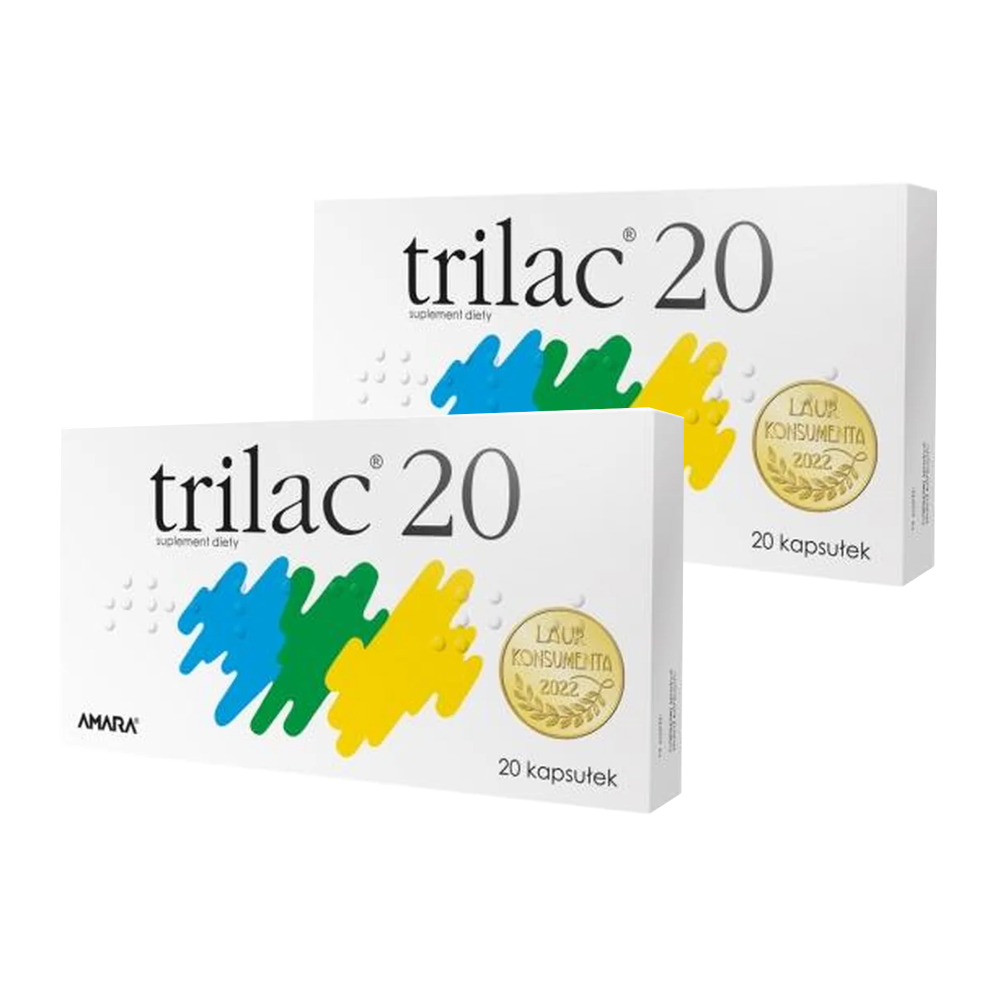 Trilac 20, kapsułki, 2 x 20 sztuk zdjęcie