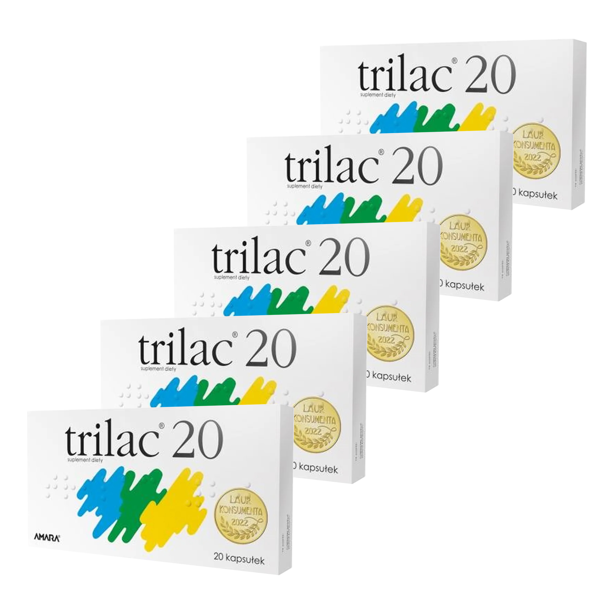 Trilac 20, kapsułki, 5 x 20 sztuk zdjęcie