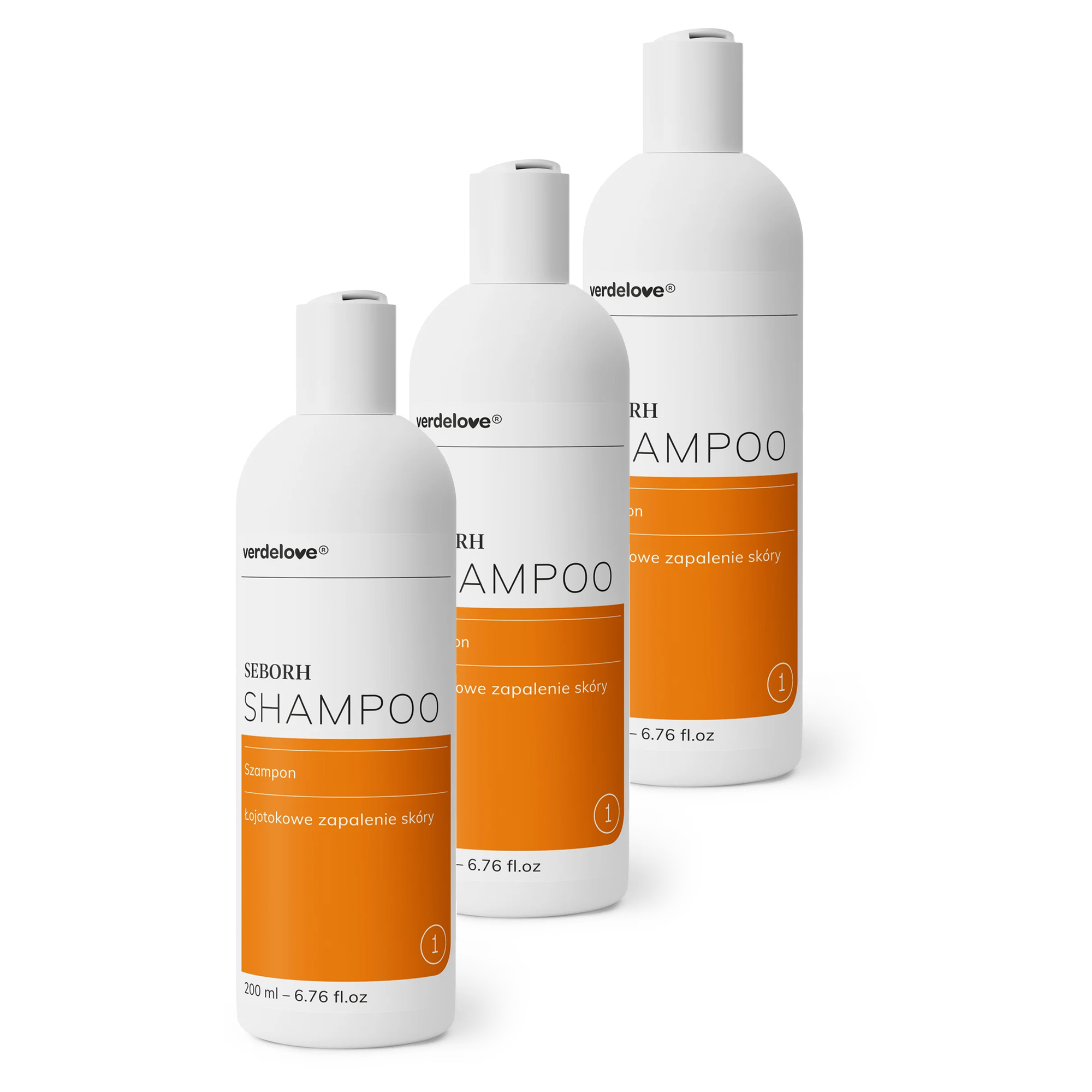 Verdelove Seborh Shampoo, szampon na łojotokowe zapalenie skóry głowy, 3 x 200 ml zdjęcie