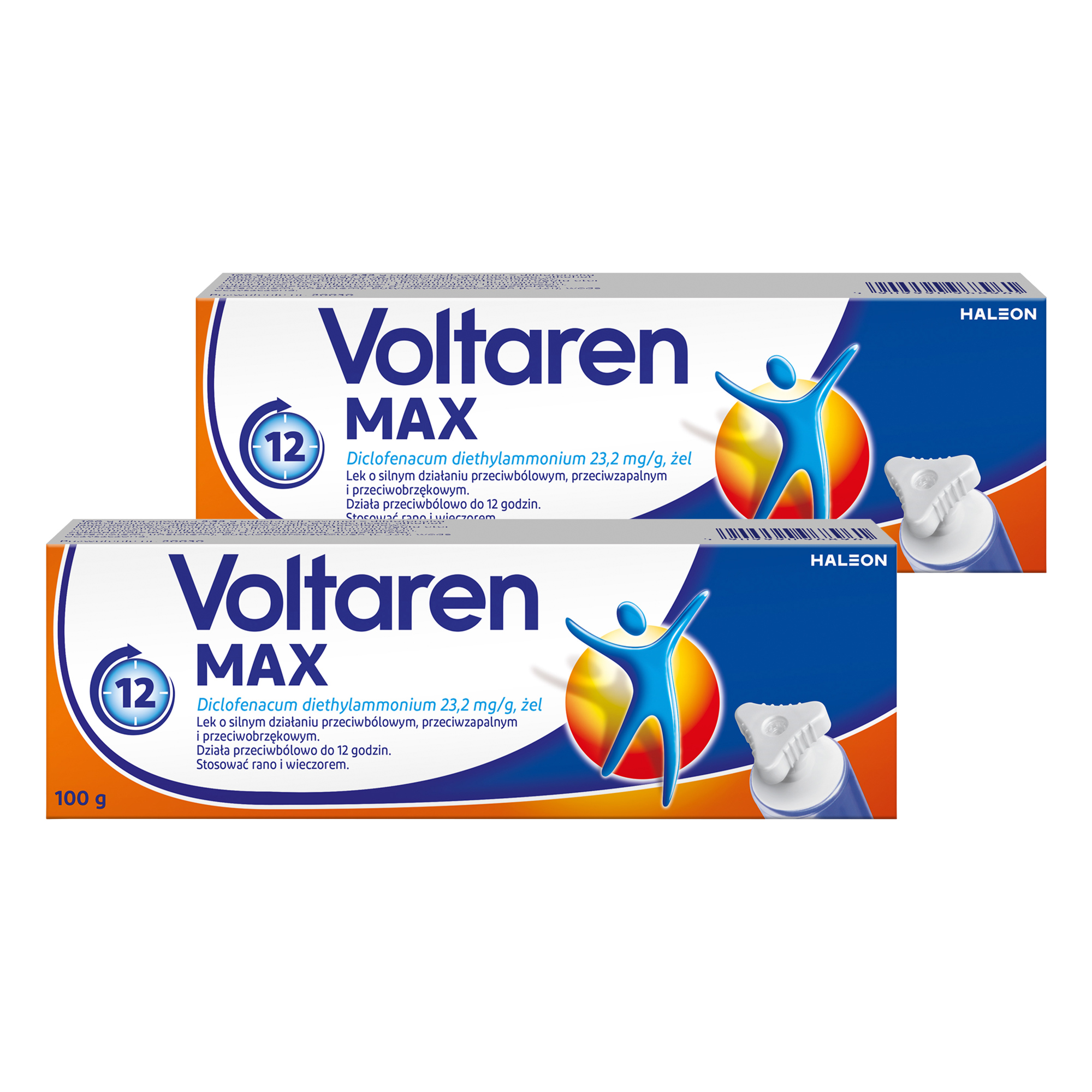 Voltaren Max 23,2 mg/g, żel, 2 x 100 g zdjęcie