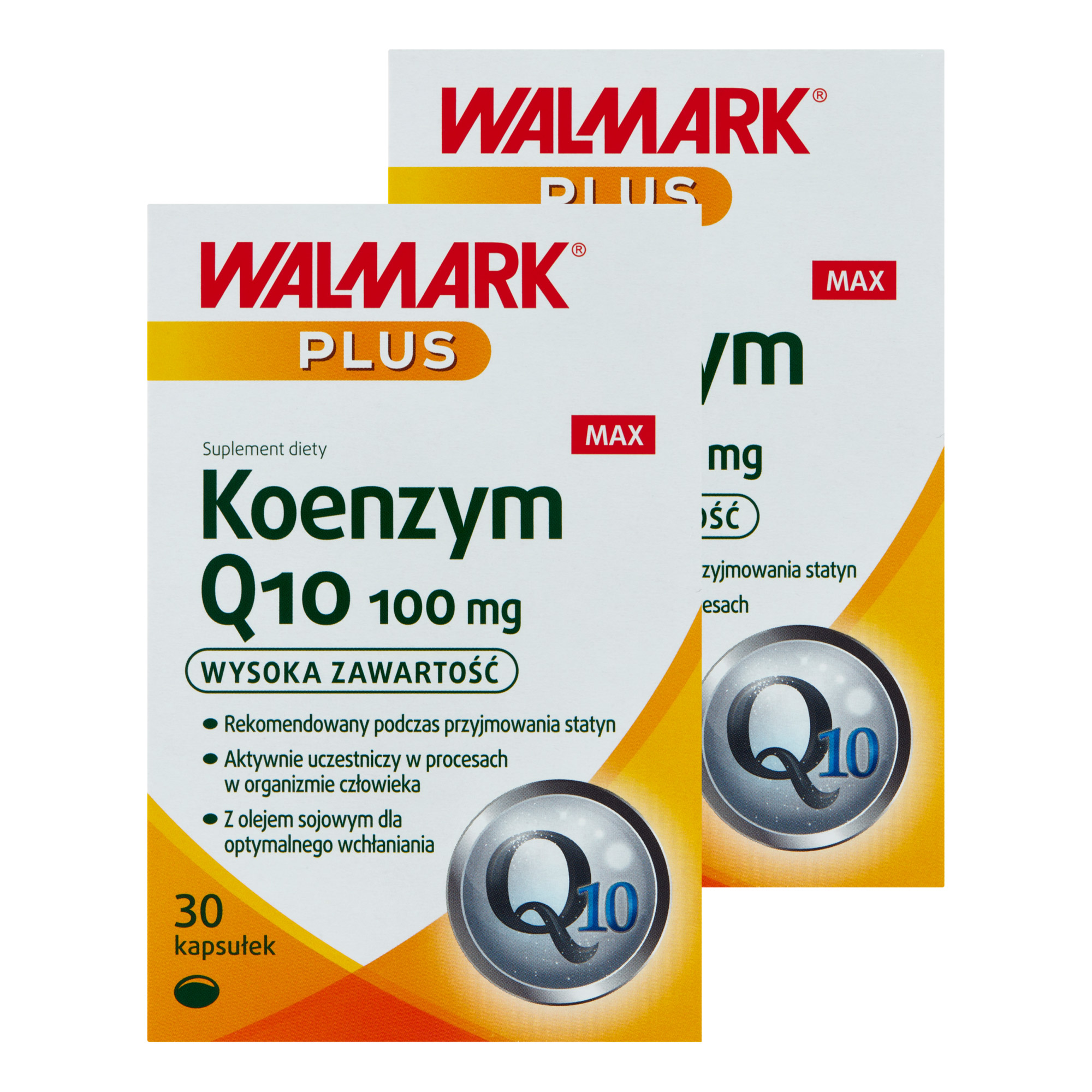 WALMARK Koenzym Q10 Max 100 mg, 2 x 30 kapsułek zdjęcie
